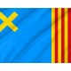 Flag of Camós Girona, Catalonia, Spain, Patriotic Flags, Unique Design Print, Flags for Indoor & Outdoor Use - Imagine 2