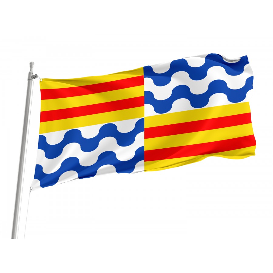 Flag Of Badalona, Spain, Patriotic Flags, Unique Design Print, Flags For Indoor & Outdoor Use - High Quality Catalonia for Indoor and Outdoor Use