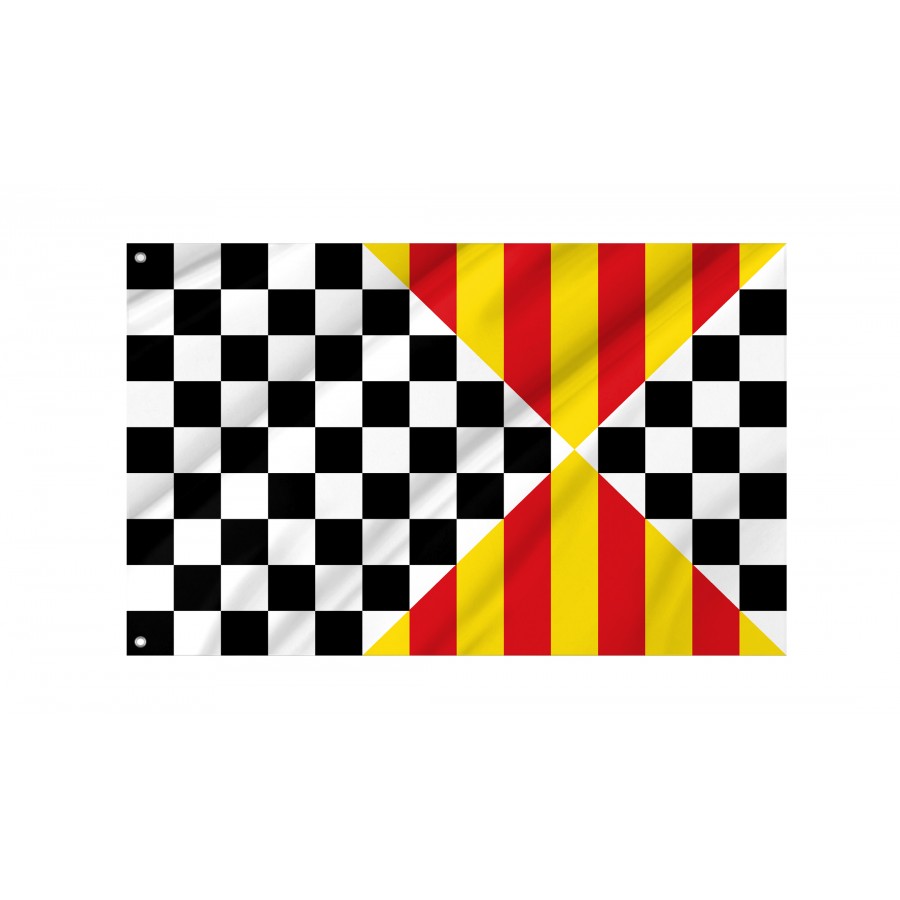 Flag Of Balaguer, Lleida, Catalonia, Spain, Patriotic Flags, Unique Design Print, Flags For Indoor & Outdoor Use - High Quality Catalonia for Indoor and Outdoor Use