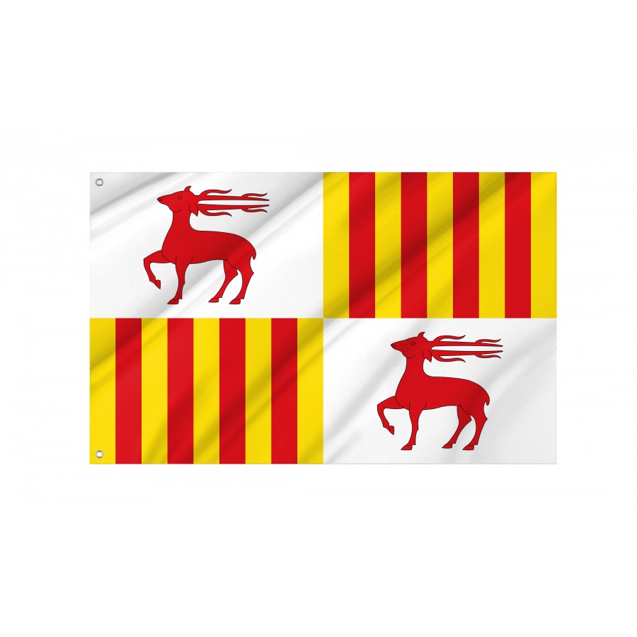 Flag Of Cervera, Lleida, Patriotic Flags, Unique Design Print, Flags For Indoor & Outdoor Use - High Quality Catalonia for Indoor and Outdoor Use