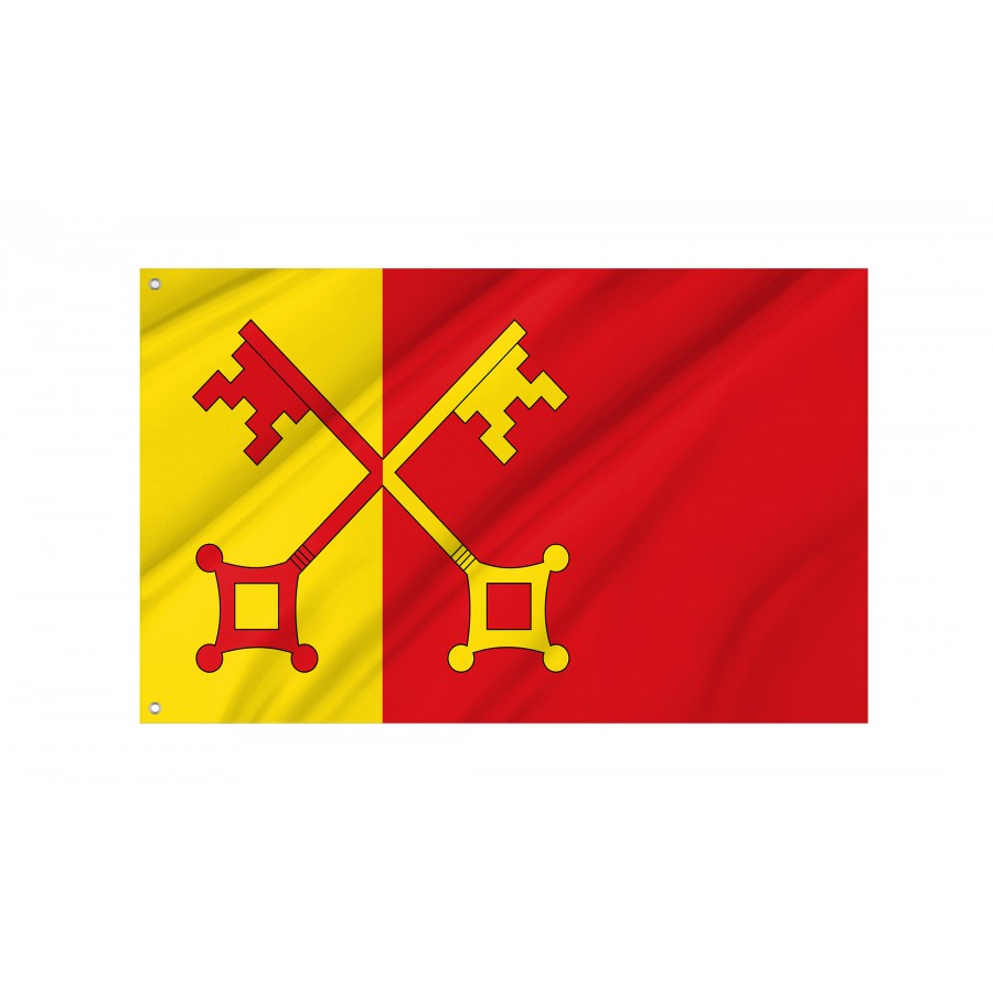 Flag Of Mieres, Girona, Patriotic Flags, Unique Design Print, Flags For Indoor & Outdoor Use - High Quality Catalonia for Indoor and Outdoor Use