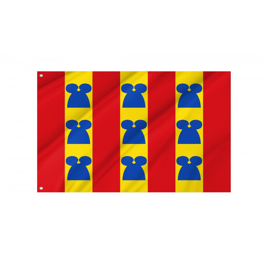 Flag Of Peralada Girona, Catalonia, Patriotic Flags, Unique Design Print, Flags For Indoor & Outdoor Use - High Quality Catalonia for Indoor and Outdoor Use