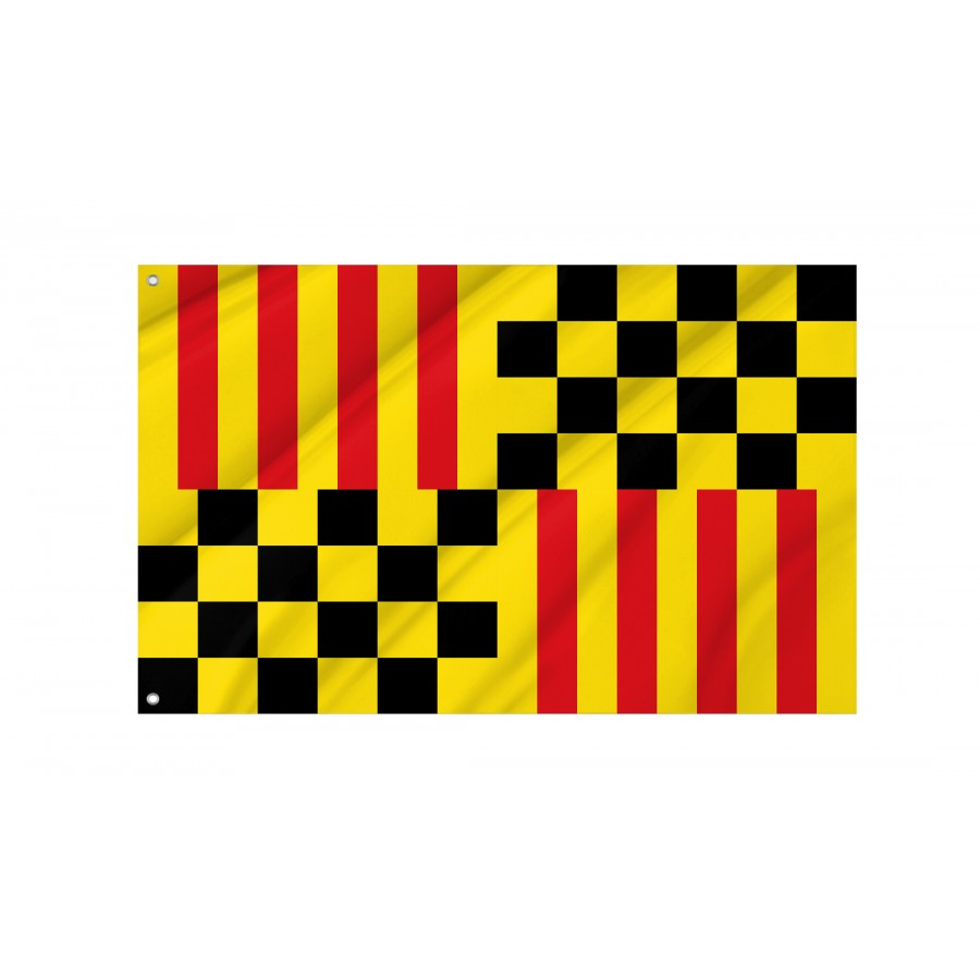 Flag Of Tàrrega, Lleida, Catalonia, Patriotic Flags, Unique Design Print, Flags For Indoor & Outdoor Use - High Quality Catalonia for Indoor and Outdoor Use