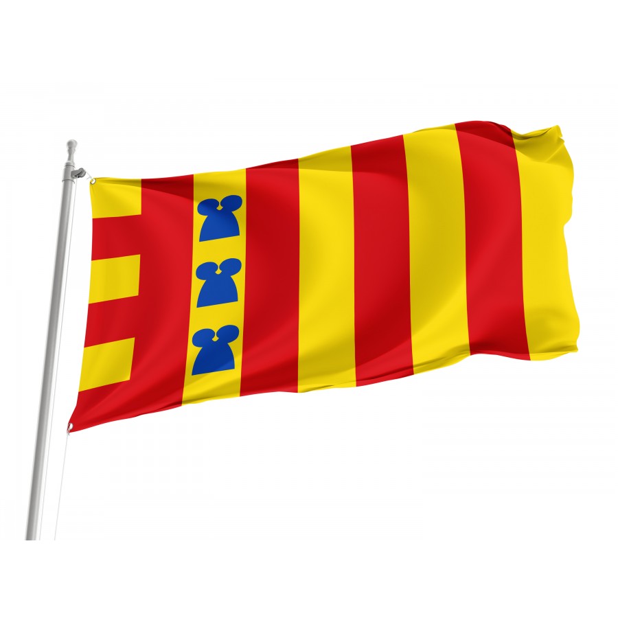 Flag Of Verges, Girona, Patriotic Flags, Unique Design Print, Flags For Indoor & Outdoor Use - High Quality Catalonia for Indoor and Outdoor Use