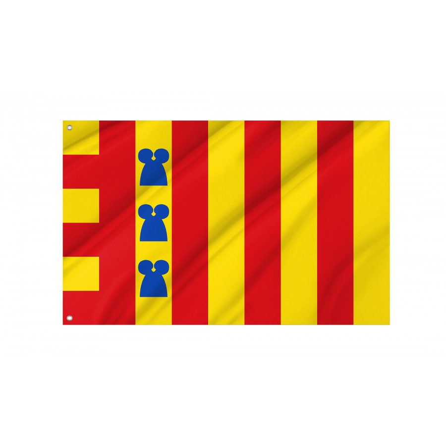 Flag Of Verges, Girona, Patriotic Flags, Unique Design Print, Flags For Indoor & Outdoor Use - High Quality Catalonia for Indoor and Outdoor Use