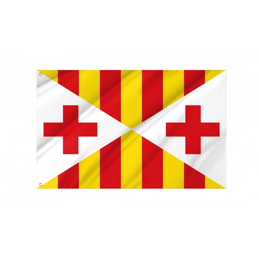Flag Of Vic Barcelona, Catalonia, Patriotic Flags, Unique Design Print, Flags For Indoor & Outdoor Use - High Quality Catalonia for Indoor and Outdoor Use