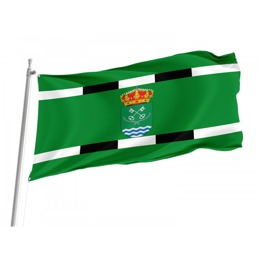 Flag Of Huélaga, Cáceres, Patriotic Flags, Unique Design Print, Flags For Indoor & Outdoor Use - High Quality Extremadura for Indoor and Outdoor Use