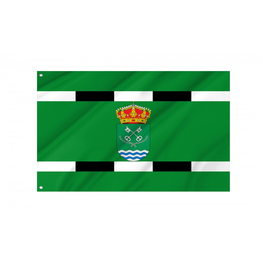 Flag Of Huélaga, Cáceres, Patriotic Flags, Unique Design Print, Flags For Indoor & Outdoor Use - High Quality Extremadura for Indoor and Outdoor Use