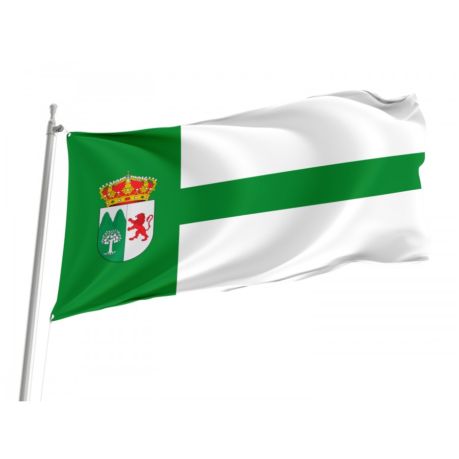 Flag Of Perales Del Puerto, Cáceres, Patriotic Flags, Unique Design Print, Flags For Indoor & Outdoor Use - High Quality Extremadura for Indoor and Outdoor Use