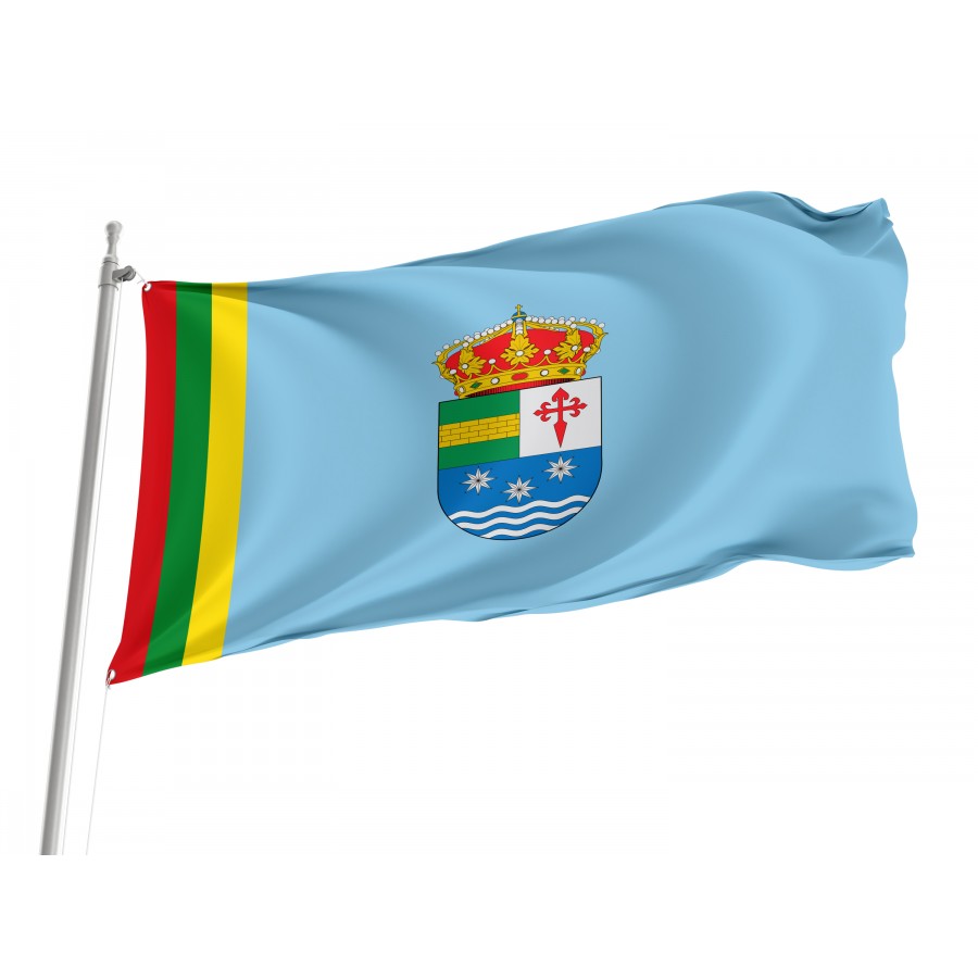 Flag Of Puebla De La Calzada, Badajoz, Patriotic Flags, Unique Design Print, Flags For Indoor & Outdoor Use - High Quality Extremadura for Indoor and Outdoor Use