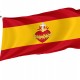 Spain with Sacred Heart Flag for Indoor & Outdoor Use - Imagine 1