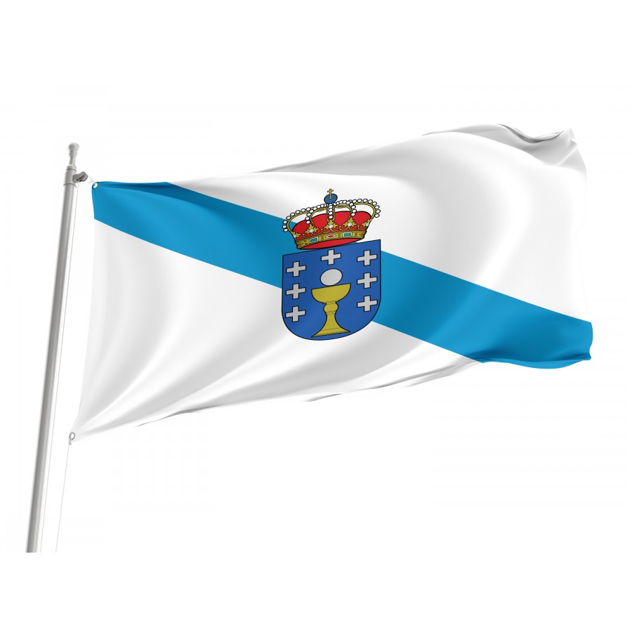 Flag Of Galicia, Patriotic Flags, Unique Design Print, Flags For Indoor & Outdoor Use - High Quality Galicia for Indoor and Outdoor Use