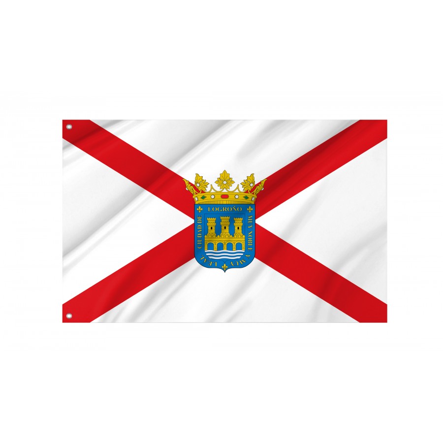 Flag Of Logroño, Patriotic Flags, Unique Design Print, Flags For Indoor & Outdoor Use - High Quality La Rioja for Indoor and Outdoor Use