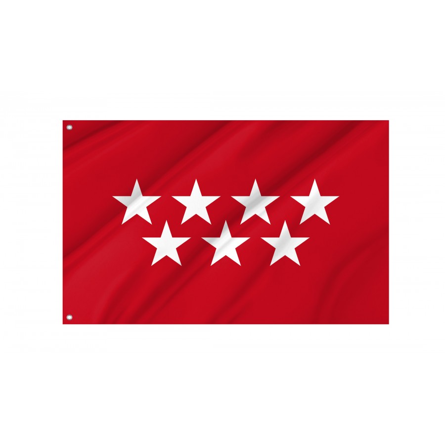 Flag Of Madrid, Patriotic Flags, Unique Design Print, Flags For Indoor & Outdoor Use - High Quality Madrid for Indoor and Outdoor Use