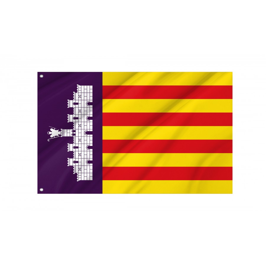 Flag Of Island Of Mallorca, Patriotic Flags, Unique Design Print, Flags For Indoor & Outdoor Use - High Quality Mallorca for Indoor and Outdoor Use