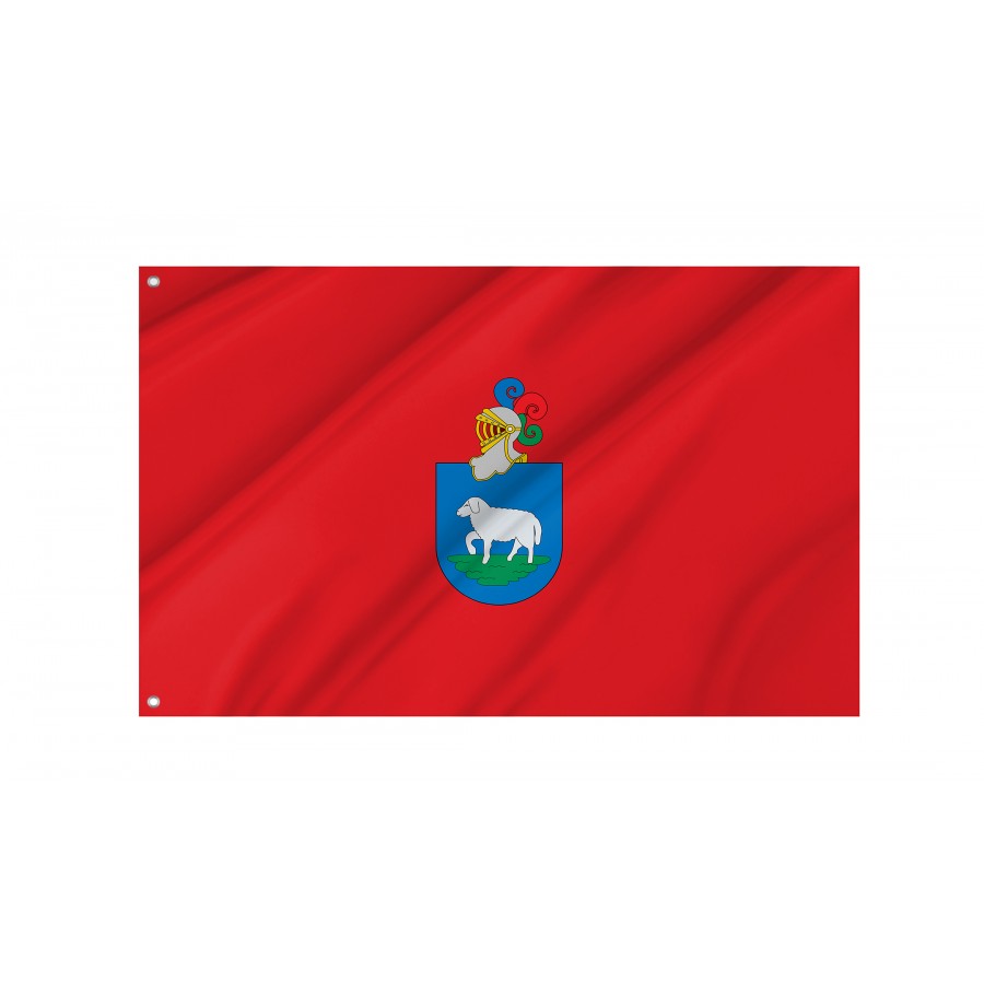 Flag Of Ansoáin Red, Patriotic Flags, Unique Design Print, Flags For Indoor & Outdoor Use - High Quality Navarre for Indoor and Outdoor Use