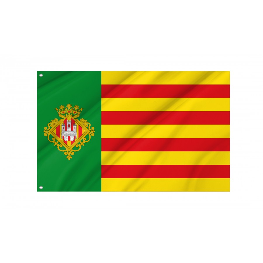 Flag Of Castellon De La Plana, Patriotic Flags, Unique Design Print, Flags For Indoor & Outdoor Use - High Quality Valencia for Indoor and Outdoor Use