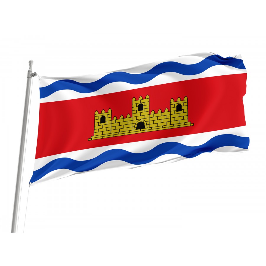 Flag Of Cofrentes, Patriotic Flags, Unique Design Print, Flags For Indoor & Outdoor Use - High Quality Valencia for Indoor and Outdoor Use