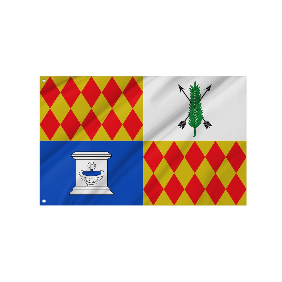 Flag Of La Vilavella, Patriotic Flags, Unique Design Print, Flags For Indoor & Outdoor Use - High Quality Valencia for Indoor and Outdoor Use
