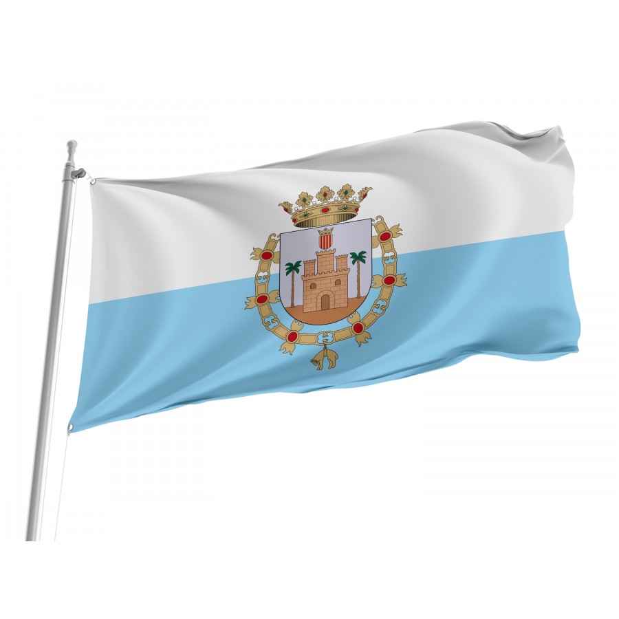 Flag Of Monforte Del Cid, Patriotic Flags, Unique Design Print, Flags For Indoor & Outdoor Use - High Quality Valencia for Indoor and Outdoor Use