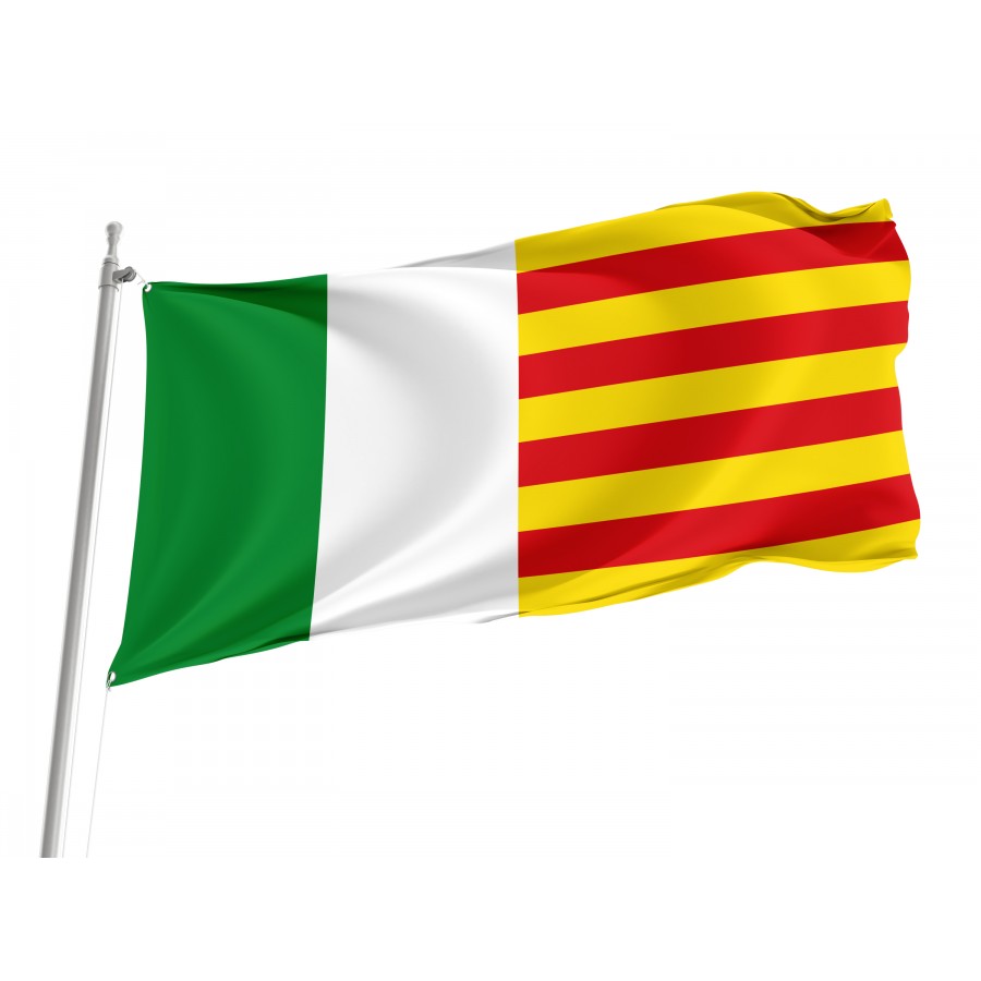 Flag Of Pego, Patriotic Flags, Unique Design Print, Flags For Indoor & Outdoor Use - High Quality Valencia for Indoor and Outdoor Use