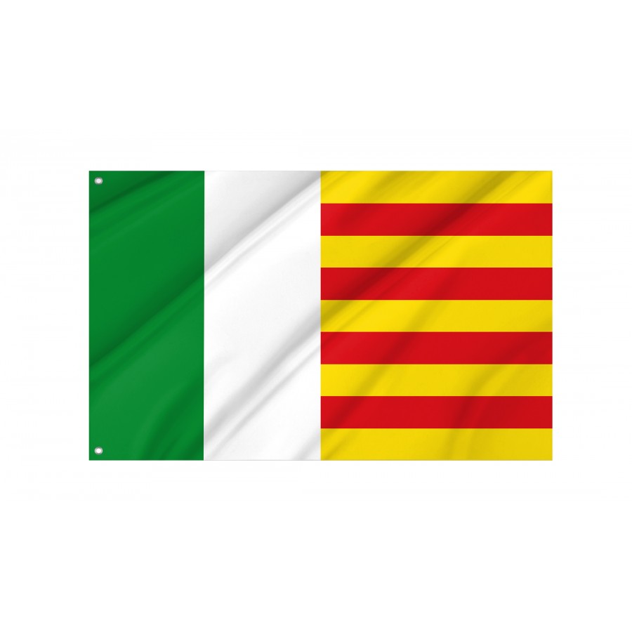 Flag Of Pego, Patriotic Flags, Unique Design Print, Flags For Indoor & Outdoor Use - High Quality Valencia for Indoor and Outdoor Use