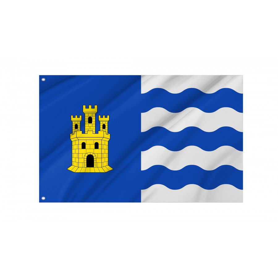 Flag Of Puebla De Arenoso, Patriotic Flags, Unique Design Print, Flags For Indoor & Outdoor Use - High Quality Valencia for Indoor and Outdoor Use