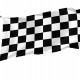 Checkered Racing Black White, Patriotic Flags, Unique Design Print, Flags for Indoor & Outdoor Use - Imagine 1