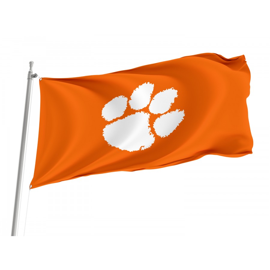 Flag of Clemson Tigers, Unique Design Print, Flags for Indoor & Outdoor Use