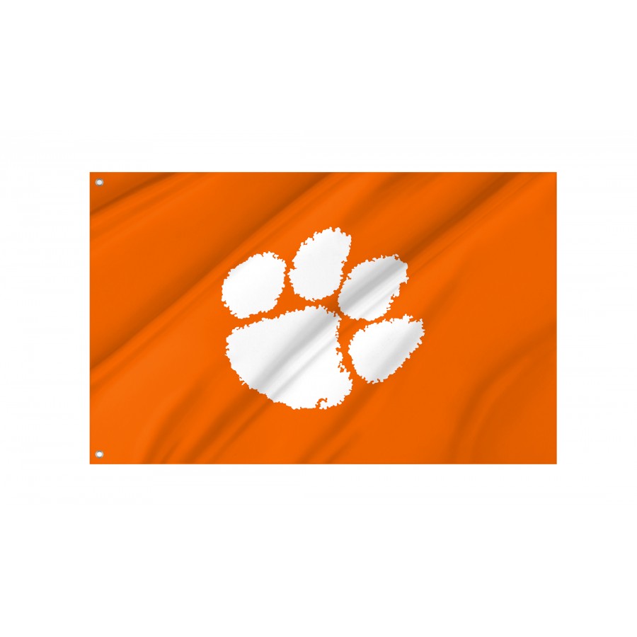 Flag of Clemson Tigers, Unique Design Print, Flags for Indoor & Outdoor Use