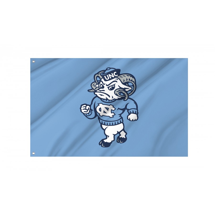 Flag of North Carolina Tar Heels, Unique Design Print, Flags for Indoor & Outdoor Use