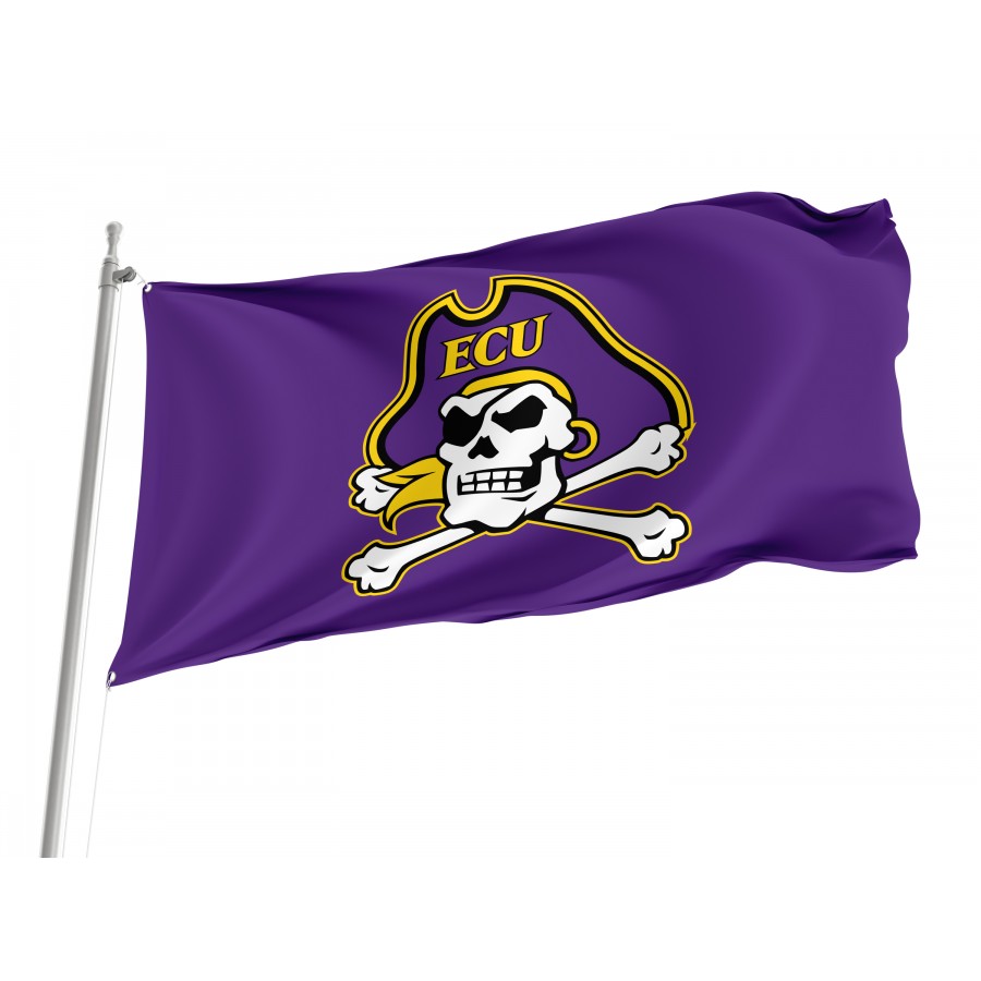 Flag of East Carolina Pirates, Unique Design Print, Flags for Indoor & Outdoor Use