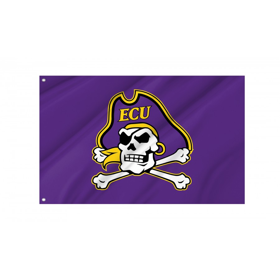 Flag of East Carolina Pirates, Unique Design Print, Flags for Indoor & Outdoor Use