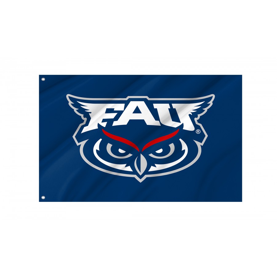 Flag of Florida Atlantic Owls, Unique Design Print, Flags for Indoor & Outdoor Use