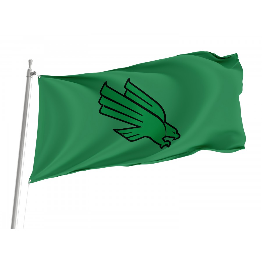 Flag of North Texas Mean Green, Unique Design Print, Flags for Indoor & Outdoor Use