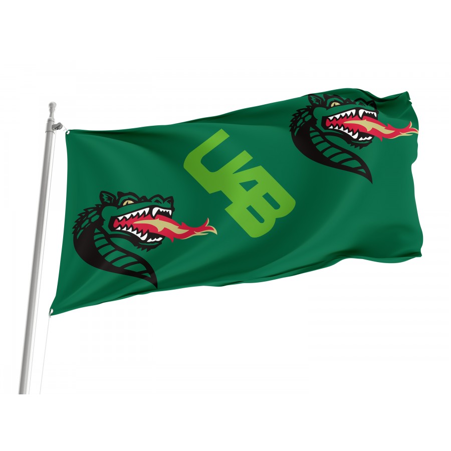 Flag of UAB Blazers, Unique Design Print, Flags for Indoor & Outdoor Use