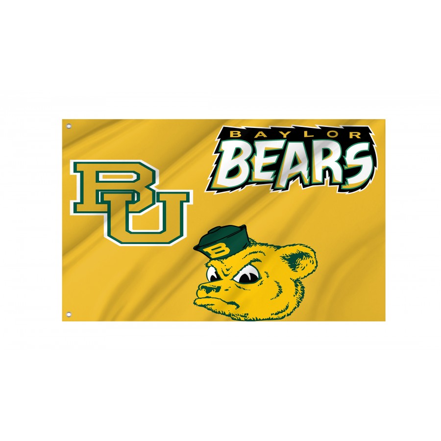 Flag of Baylor Bears, Unique Design Print, Flags for Indoor & Outdoor Use
