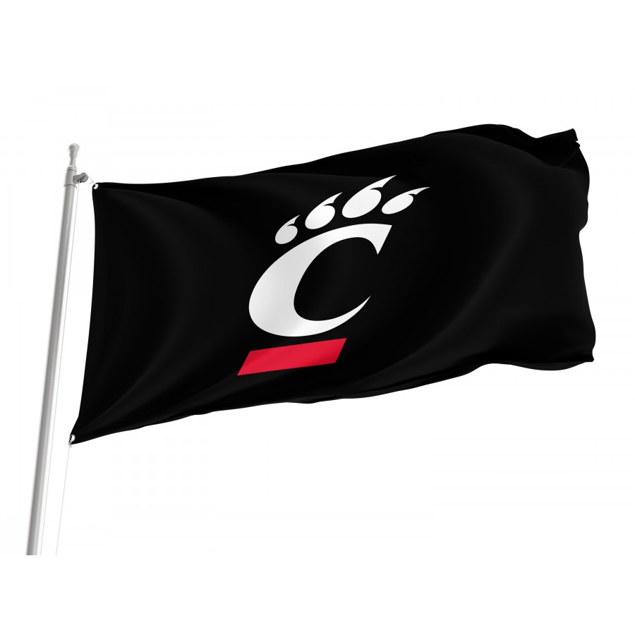 Flag of Cincinnati Bearcats, Unique Design Print, Flags for Indoor & Outdoor Use