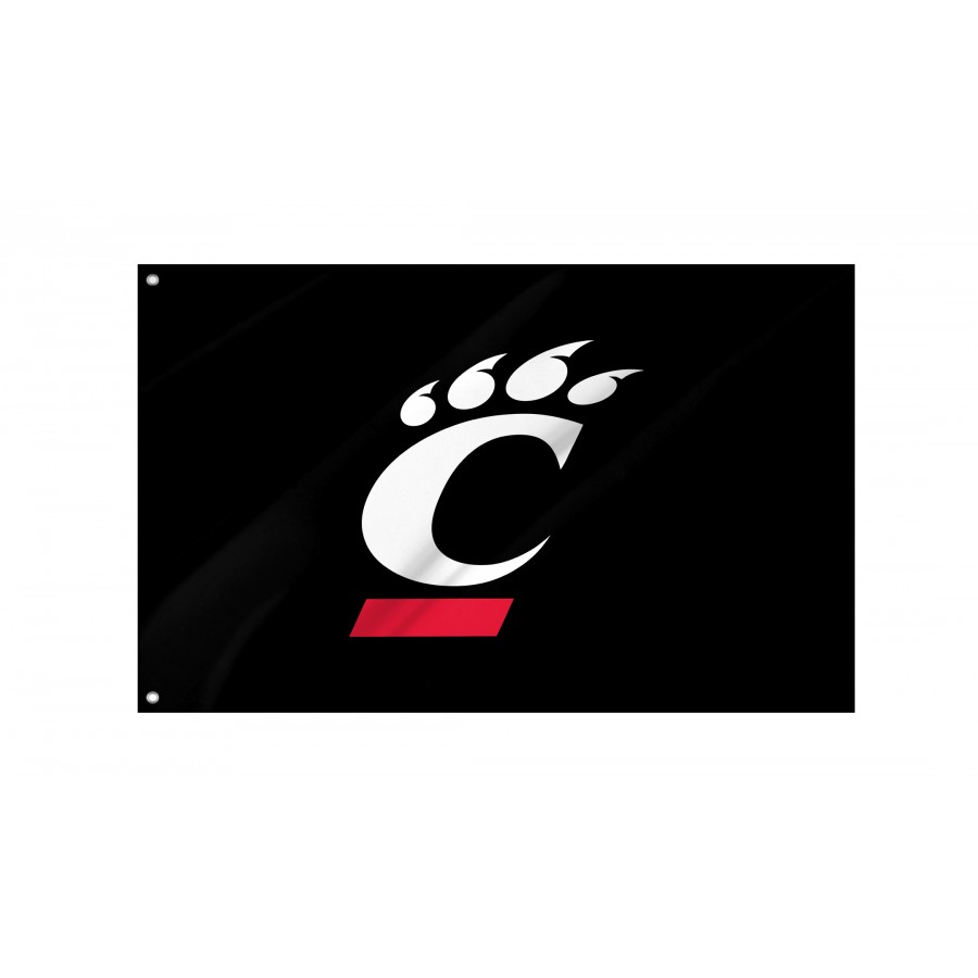 Flag of Cincinnati Bearcats, Unique Design Print, Flags for Indoor & Outdoor Use