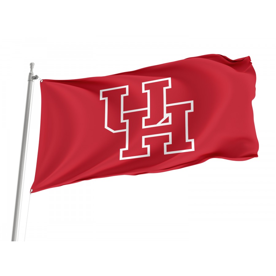 Flag of Houston Cougars, Unique Design Print, Flags for Indoor & Outdoor Use