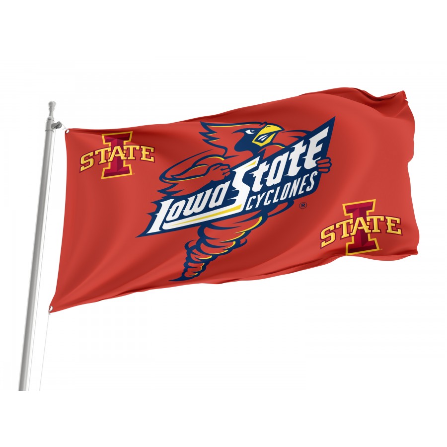 Flag of Iowa State Cyclones, Unique Design Print, Flags for Indoor & Outdoor Use