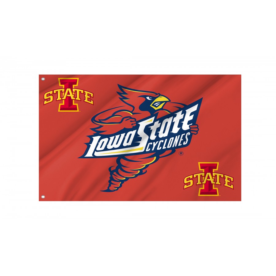 Flag of Iowa State Cyclones, Unique Design Print, Flags for Indoor & Outdoor Use