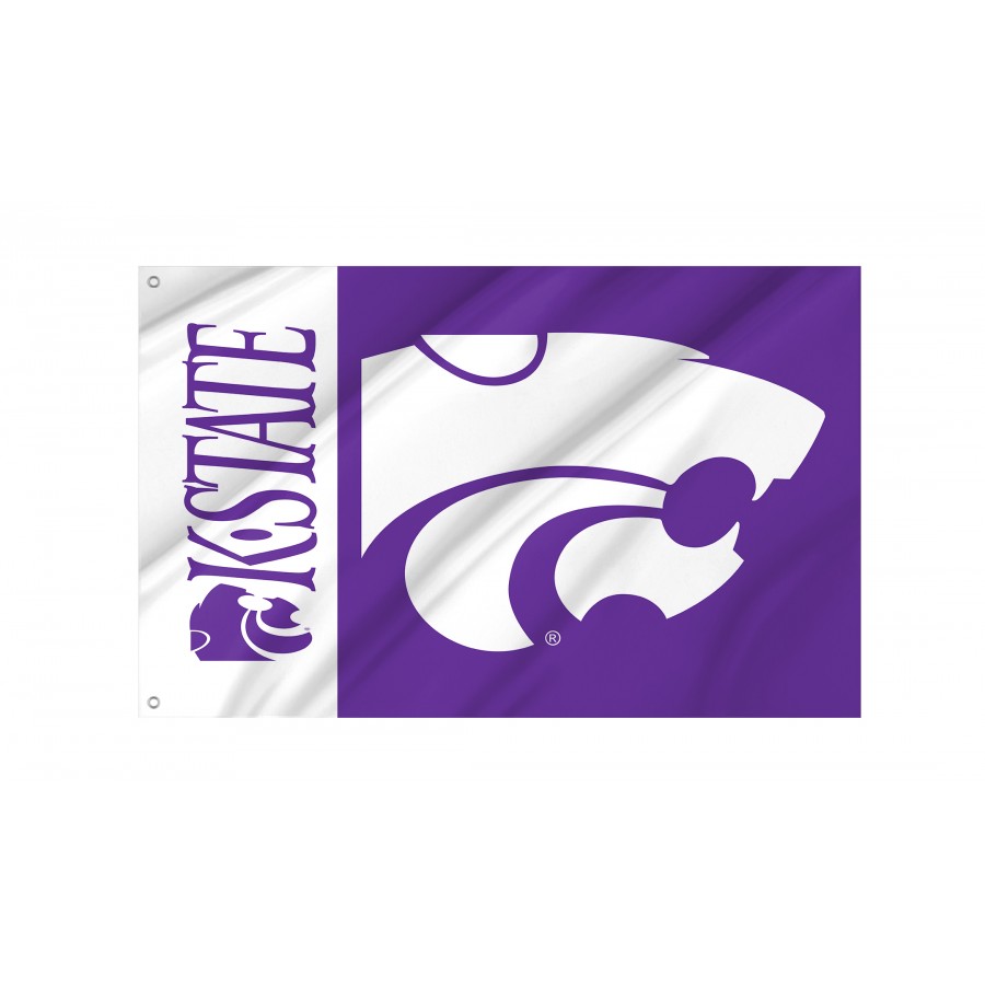Flag of Kansas State Wildcats, Unique Design Print, Flags for Indoor & Outdoor Use