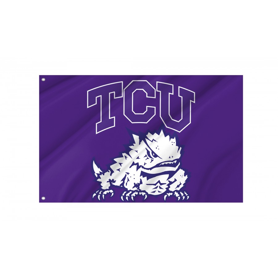 Flag of TCU Horned Frogs, Unique Design Print, Flags for Indoor & Outdoor Use