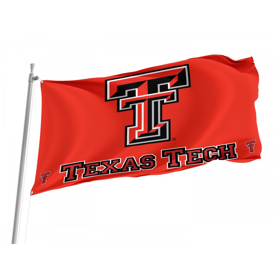 Flag of Texas Tech Red Raiders, Unique Design Print, Flags for Indoor & Outdoor Use