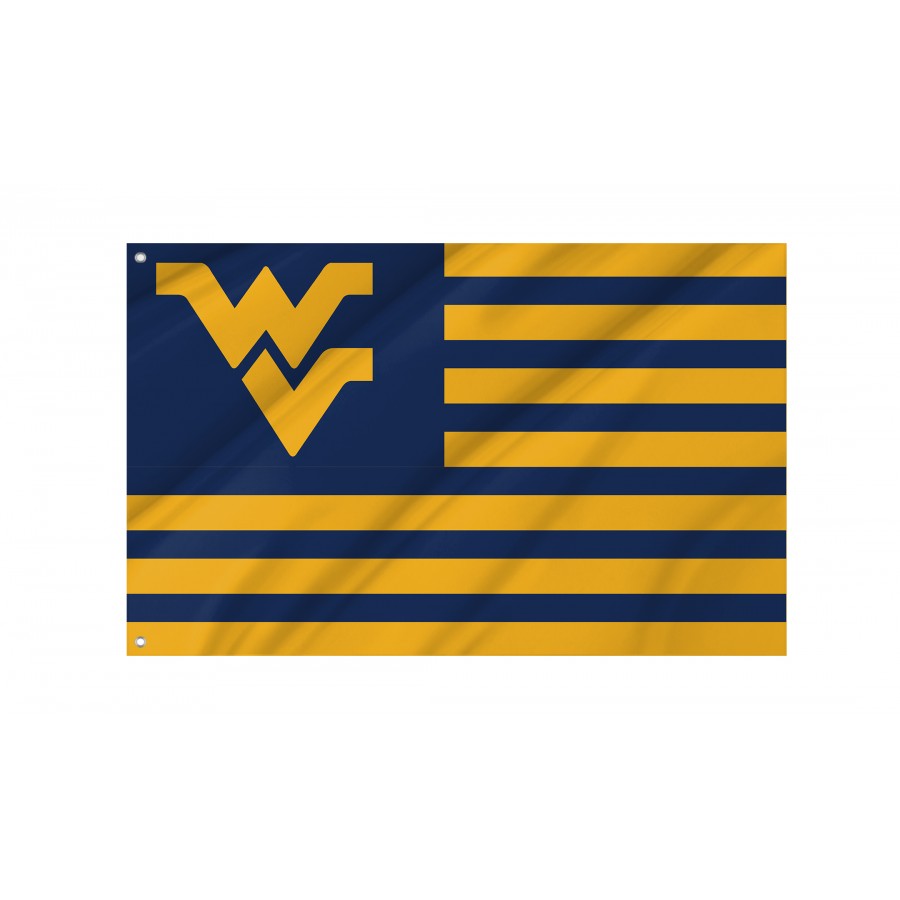 Flag of West Virginia Mountaineers, Unique Design Print, Flags for Indoor & Outdoor Use