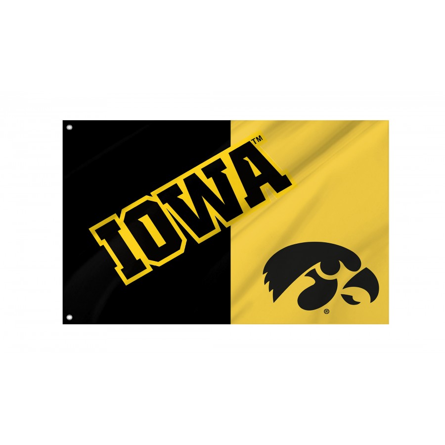 Flag of Iowa Hawkeyes, Unique Design Print, Flags for Indoor & Outdoor Use