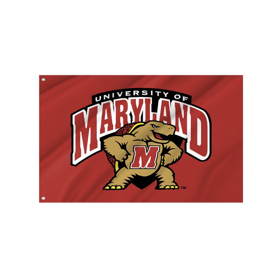 Flag of Maryland Terrapins, Unique Design Print, Flags for Indoor & Outdoor Use