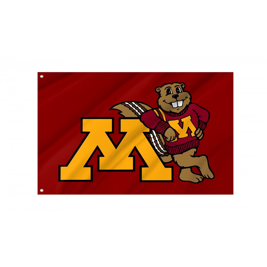 Flag of Minnesota Golden Gophers, Unique Design Print, Flags for Indoor & Outdoor Use