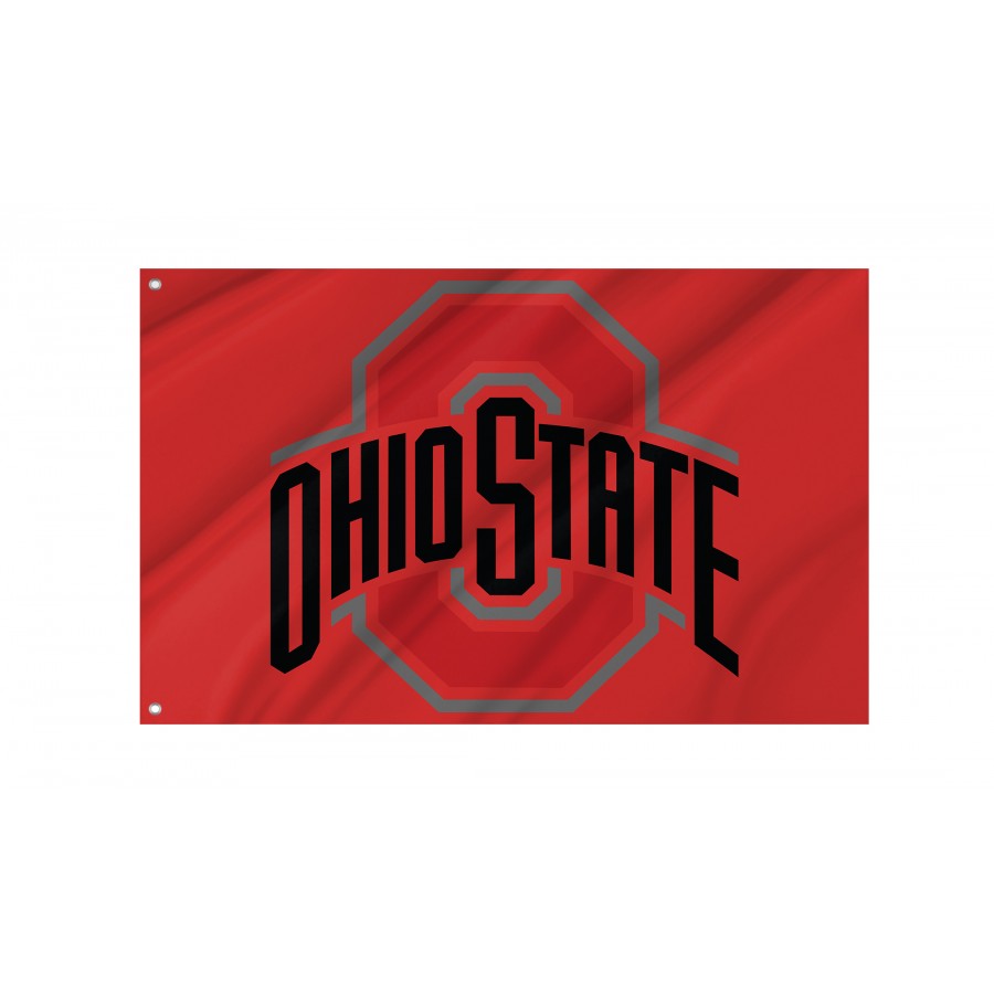 Flag of Ohio State Buckeyes, Unique Design Print, Flags for Indoor & Outdoor Use